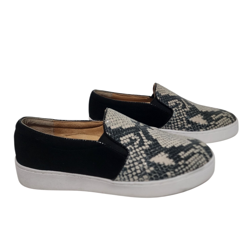 Vionic Midi Slip-On Sneaker in Natural Snake SZ 7.5 - Picture 3 of 7